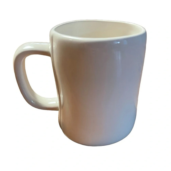 Rae Dunn Besos Coffee Mug White Black - Picture 3 of 6